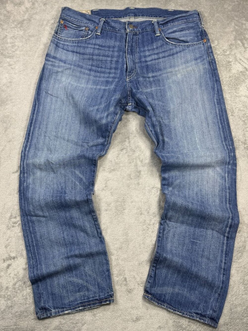 Polo Ralph Lauren Hampton Straight Jeans Mens 38x30 Skater Preppy Denim Grunge